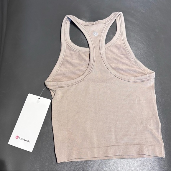 lululemon athletica taupe racerback tank top - Picture 5 of 5